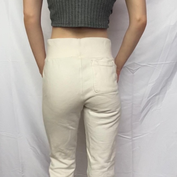 ☁️🤍VINTAGE cream champion sweat pants!!! - Picture 2 of 4